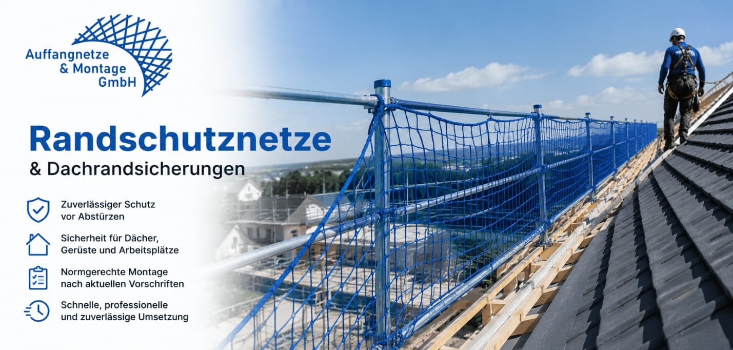 Randschutznetze & Dachrandsicherungen