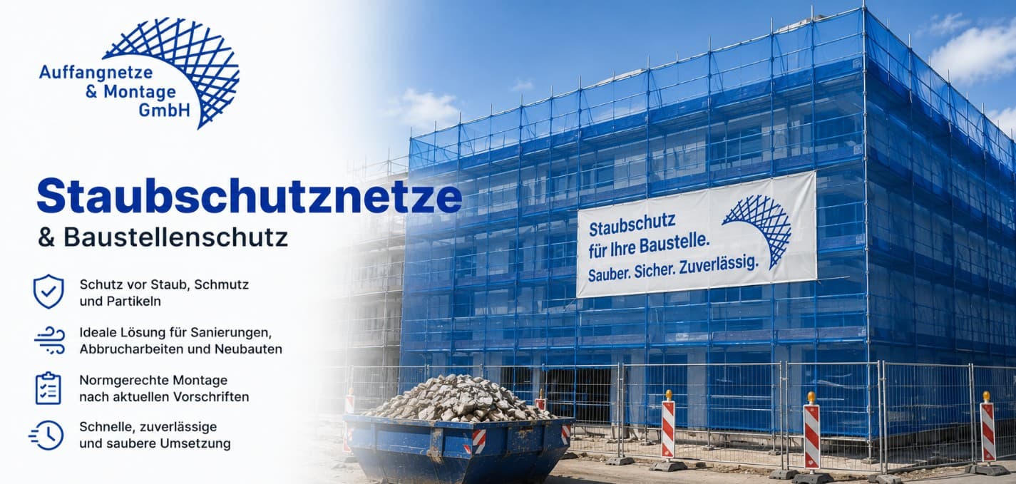 Staubschutznetze & Baustellenschutz