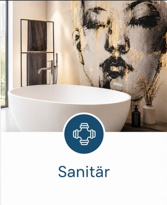 Sanitärinstallationen für Wasseranlagen