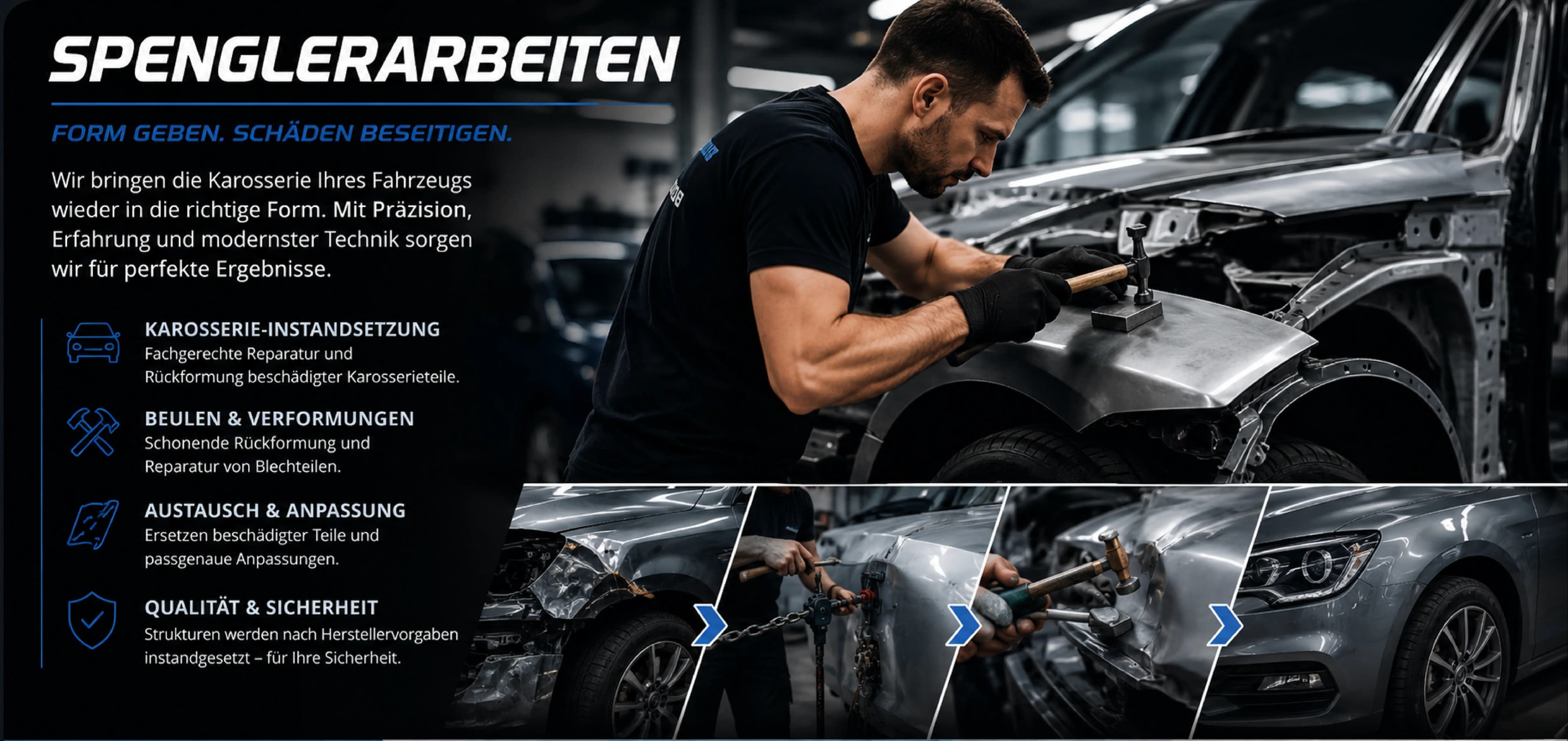 Spenglerarbeiten & Fahrzeugreparaturen