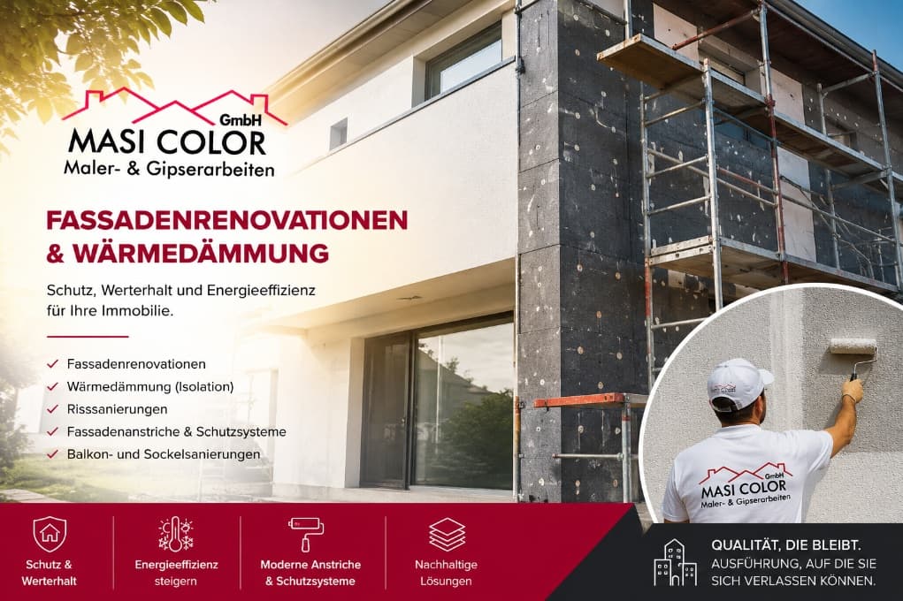 Fassadenrenovationen & Wärmedämmung