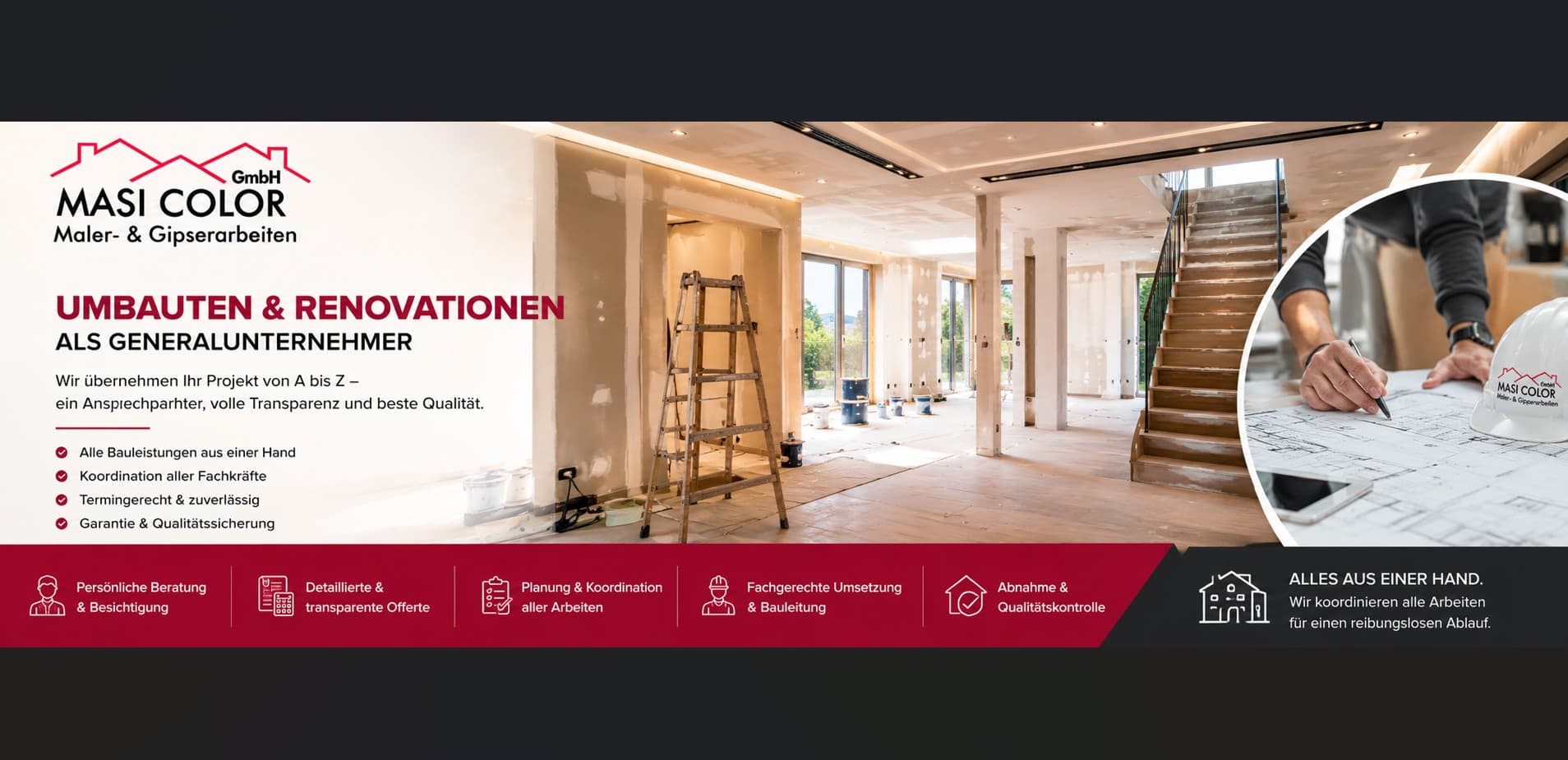 Umbauten & Renovationen als Generalunternehmer